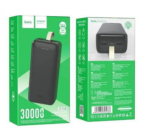 Внешний аккумулятор Hoco J111B Smart charge power bank (30000mAh) - фото 4