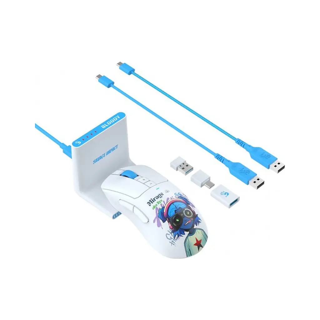 Мишка A4Tech Bloody R73 Ultra Duo Wireless Nyx Mirage (4711421002363) - фото 11