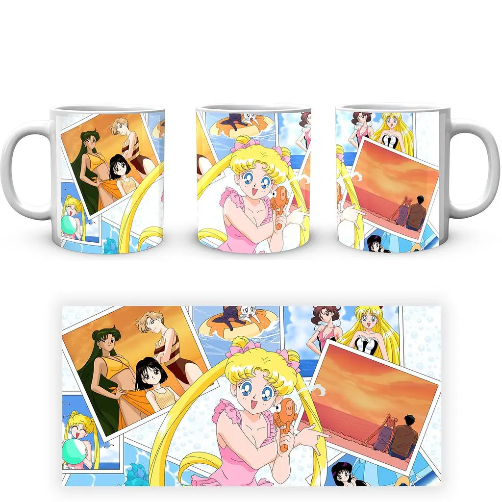Кружка GeekLand Sailor Moon Сейлор Мун SM 02.37 330 мл белая - фото 4