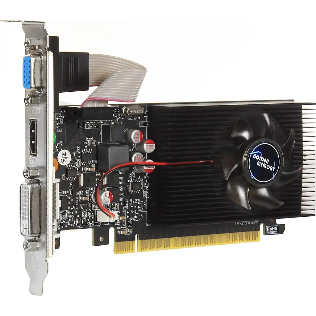 Відеокарта Golden Memory GT 730 4Gb DDR3 64bit HDMI/DVI/VGA LP (GT730LPD34G) (GDDR3, 64 bit, PCI-E 3.0 x16) - фото 2
