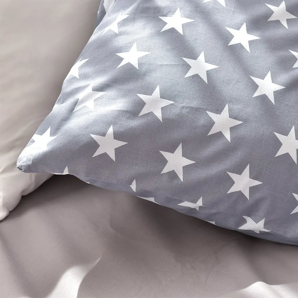 Комплект постільної білизни Ideia StarDreams, євростандарт, сірий (8-33288) - фото 2