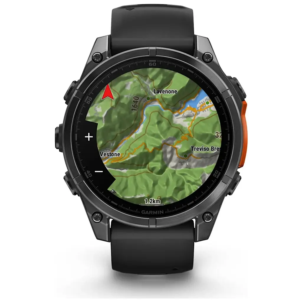 Смарт-годинник Garmin fenix 8 47mm, AMOLED, Glass/SS, SlateGray Steel/Black, BlkBnd, GPS (010-02904-00) - фото 2