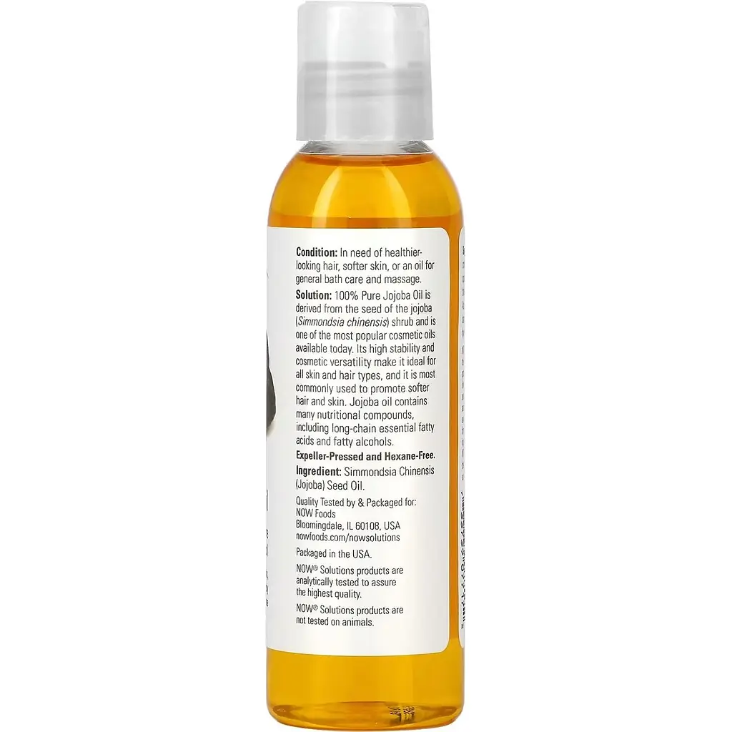 Олія жожоба Now Solutions Jojoba Oil 118 мл - фото 2