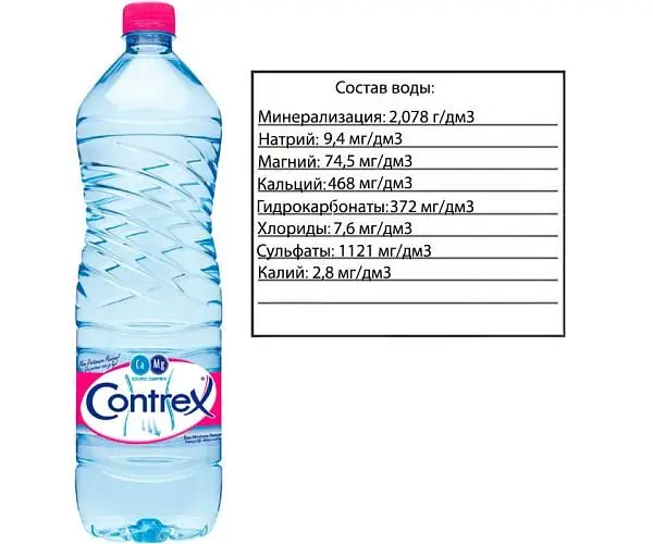 Contrex Mg+, 1,5 л, Контрекс, Вода мінеральна лікувально-столова негазована, ПЕТ - фото 2