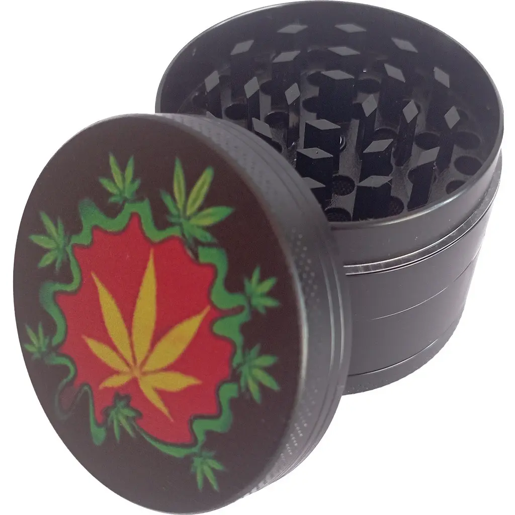 Гриндер для подрібнення тютюну Ashtray HL-050 Black коноплі 2 (11655) - фото 3
