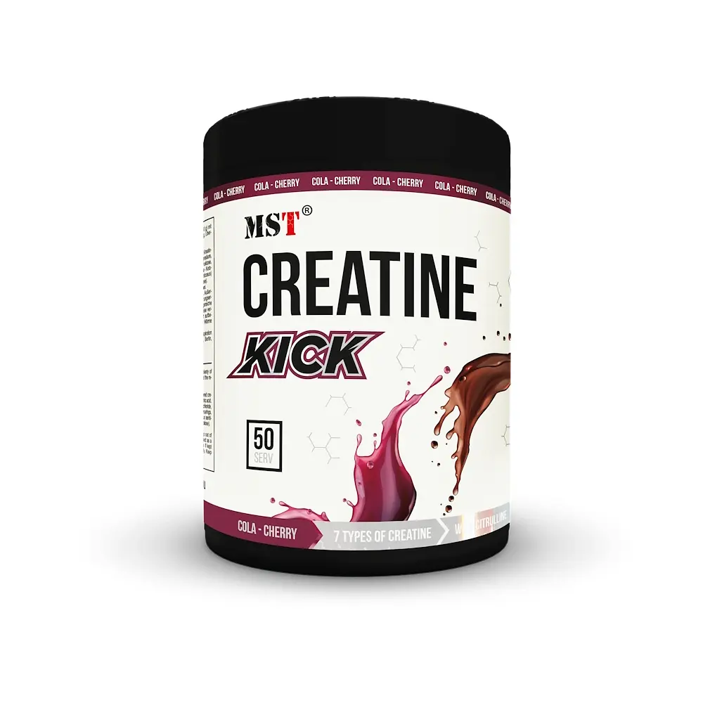 Креатін Creatine Kick, 500 грам Вишня-кола MST fit0016288