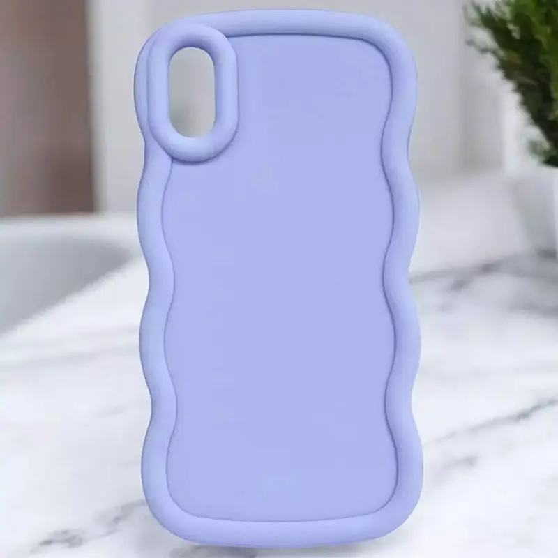 Чохол TPU Ripple для Apple iPhone X / XS (5.8) Lilac Blue - фото 2