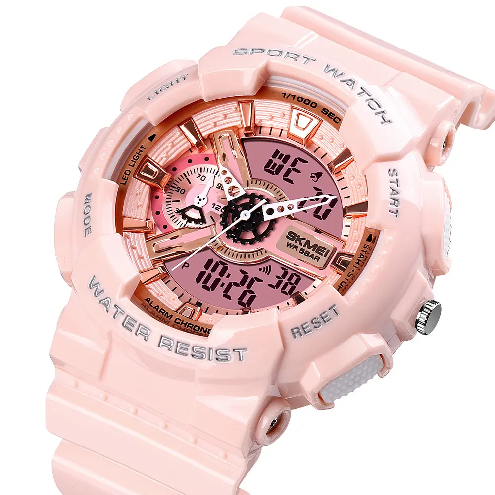 Жіночий наручний годинник 1688 Pink-Cuprum Skmei acs0030627 - фото 3