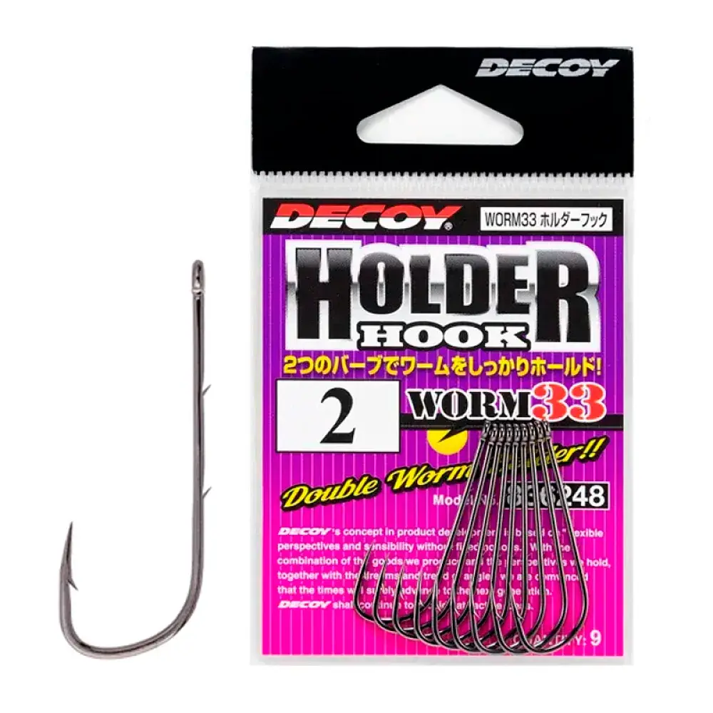 Крючок Decoy Worm33 Holder Hook 4 (9 шт/уп)