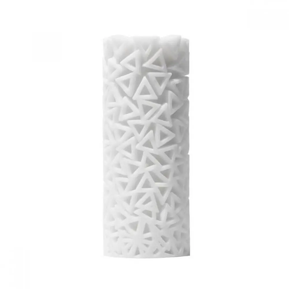 Мастурбатор Tenga 3D Pile з текстурою трикутників, 13х4 см - фото 5