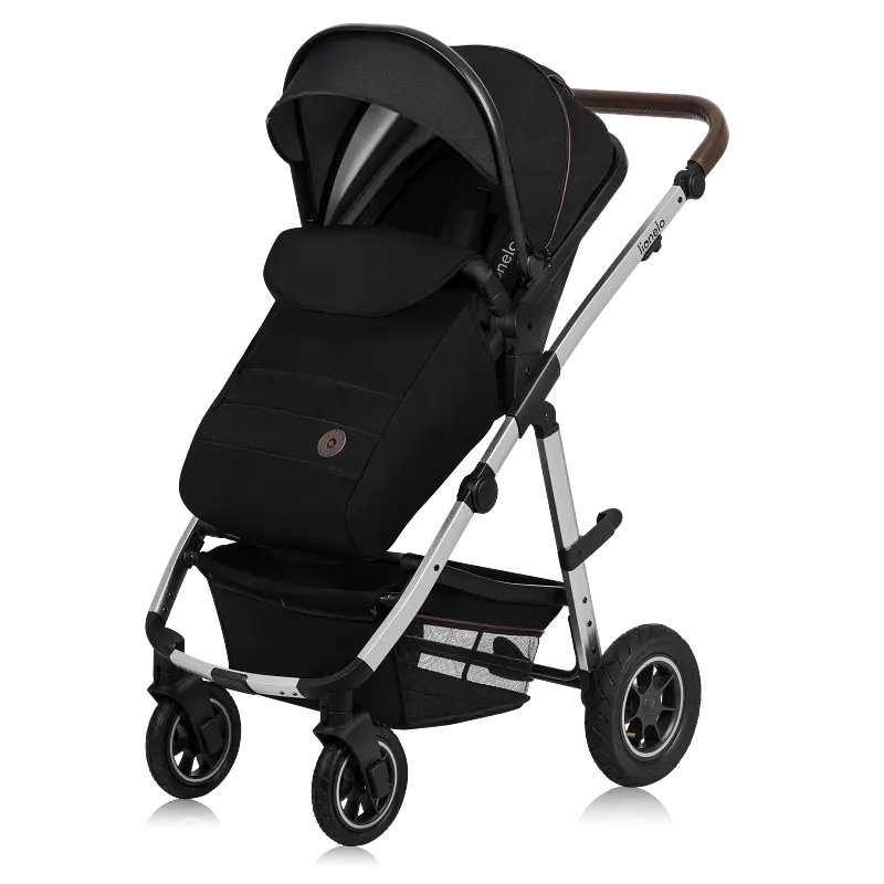 Універсальна коляска Lionelo Amber 3в1 Black Silver (LO-AMBER BLACK SILVER (3in1)) - фото 7
