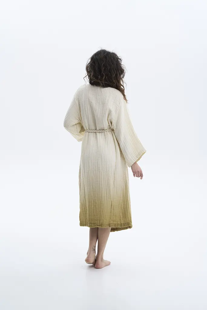 Халат Lotus Home - Nitra muslin green L/XL - фото 4