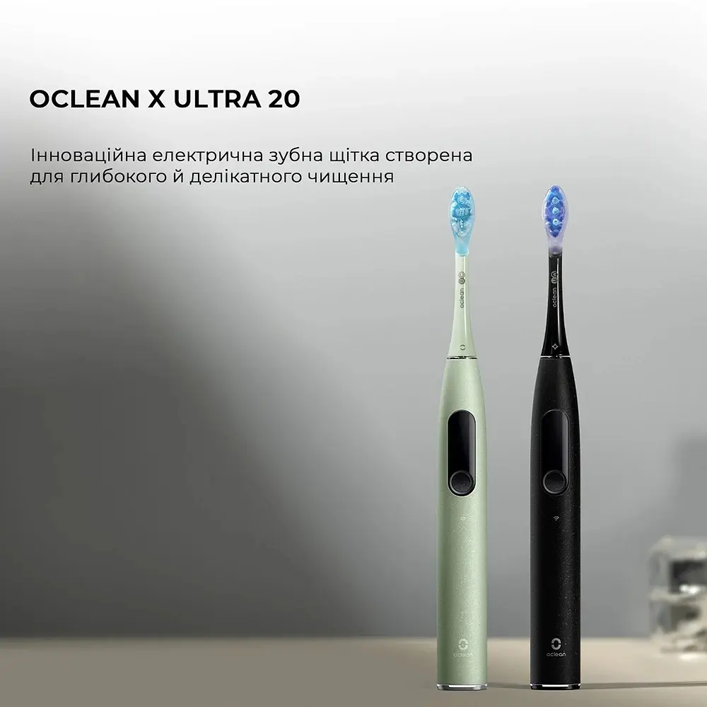 Розумна зубна електрощітка Oclean X Ultra 20 Electric Toothbrush Black (6970810557121) - фото 9