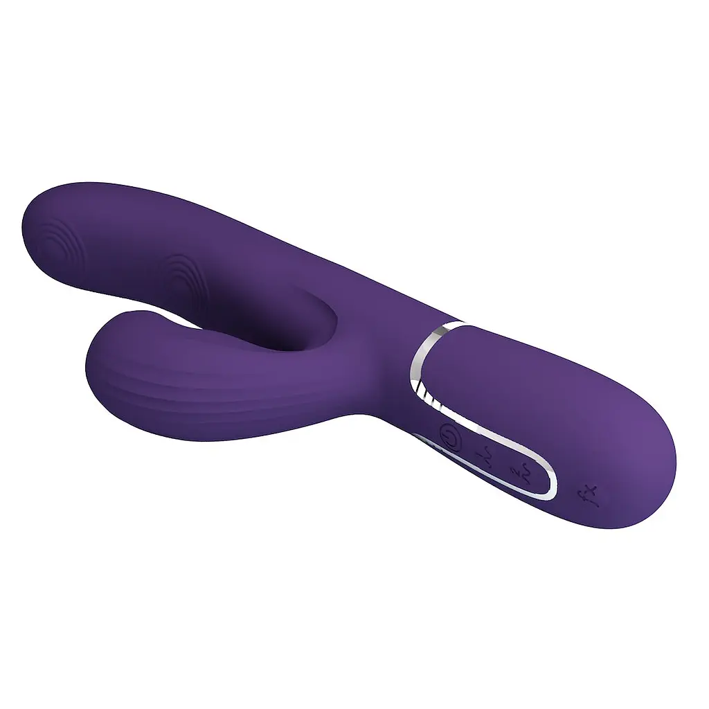 Вібратор-кролик Pretty Love Twinkled Tenderness Perdita 22.8 см фіолетовий - фото 6