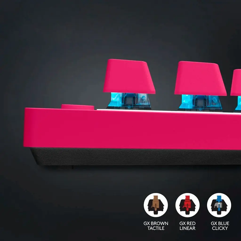 Клавіатура Logitech G PRO X TKL Lightspeed Magenta [920-012159] [105953] - фото 5