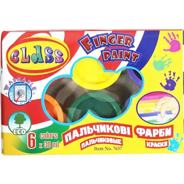 Фарба для малювання пальчиками 4 кольори. 35мл №RFC0435/6869 (12)(48) (30.11.2024) - фото 5