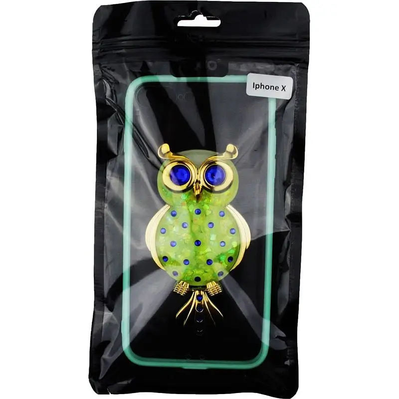 Чохол-накладка Toto TPU Case Decorative Stones IPhone 7 Plus/8 Plus Owl Green - фото 2