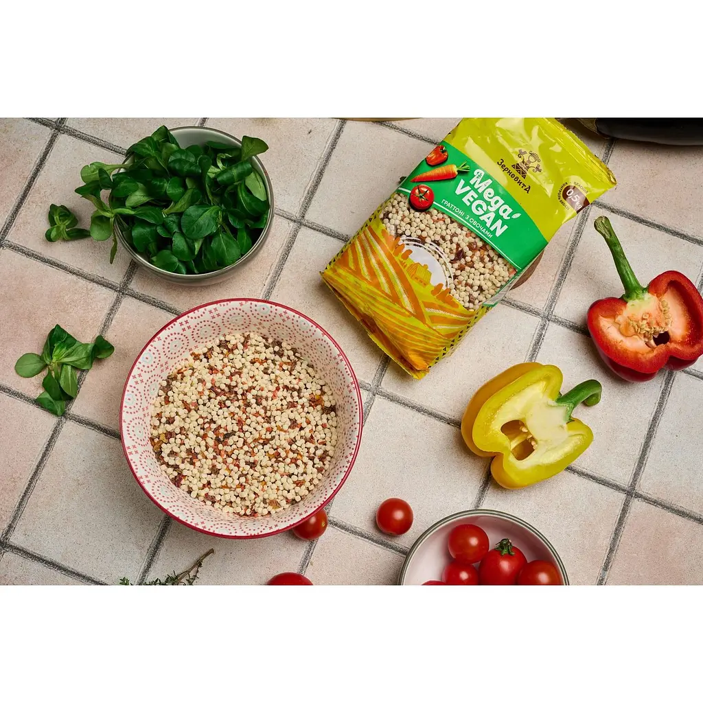Граттон с овощами Зерновитая Mega Vegan 500 г - фото 3