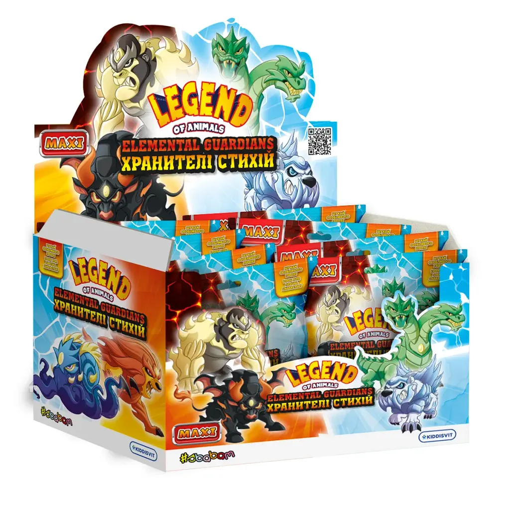 Антистрес #sbabam сюрприз у вигляді тварини серії Legend of animals Максі – Хранителі стихій (162/CN23) - фото 3