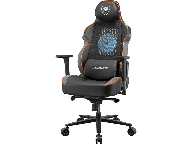 Компьютерное кресло для геймера Cougar NxSys Aero Black/Orange - фото 7