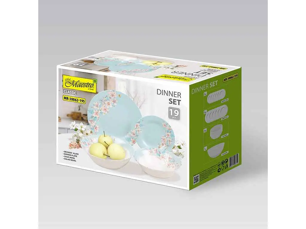 Сервіз столовий MAESTRO 19пр Spring mood MR-30062-19S - фото 3
