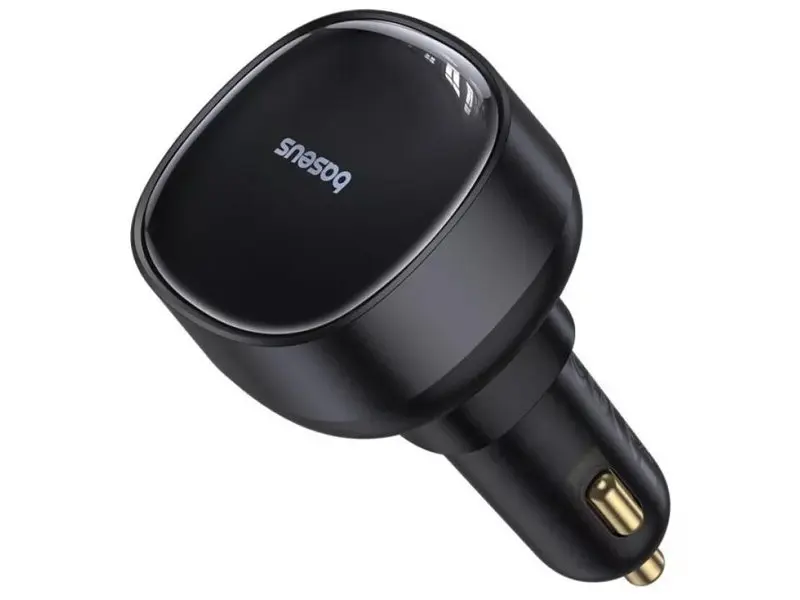 Автомобільний зарядний пристрій BASEUS Enjoyment Pro U Black (C00057800111-00) - фото 5