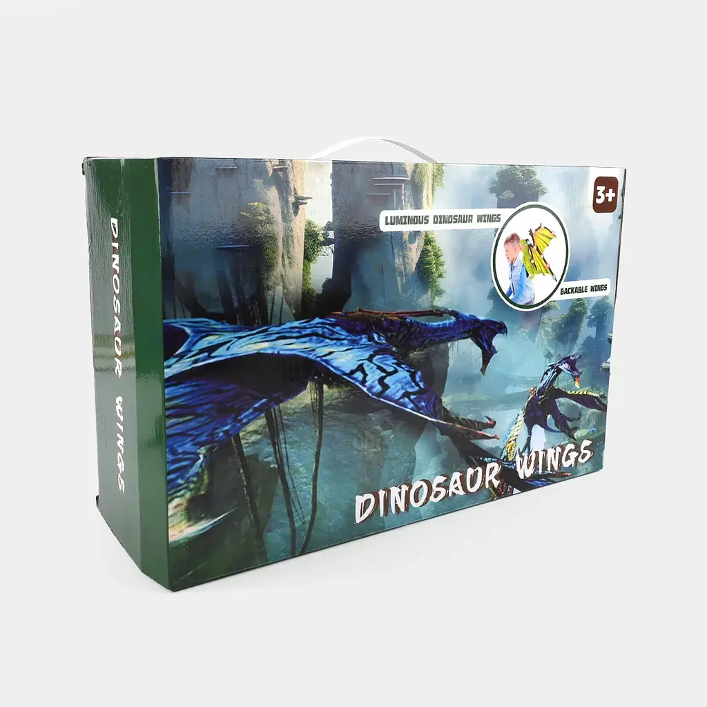 Іграшкові крила з динозавром "Dinosaur Wings" 65 см зі світловими ефектами та музикою іграшка динозавр на спину з рухомими лапами - фото 8