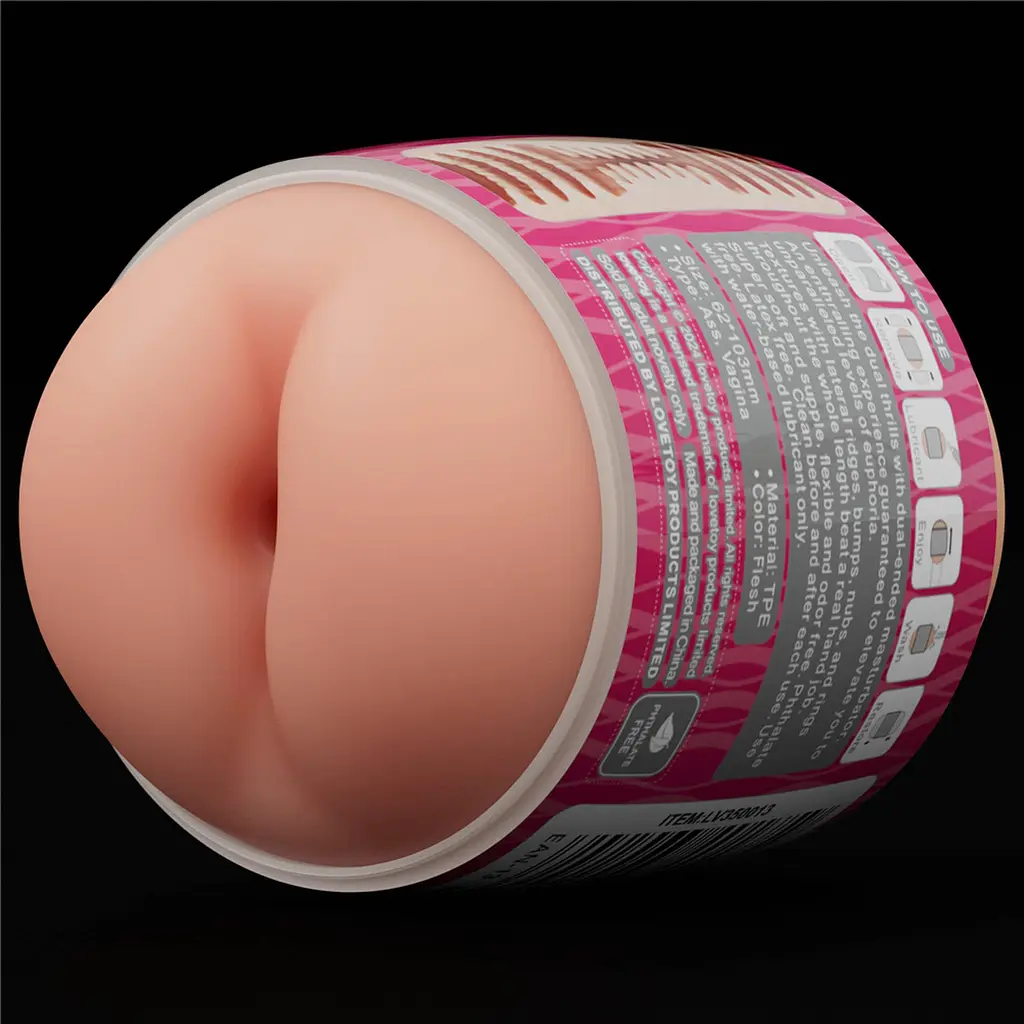 Мастурбатор Slider Double-Ended Masturbator Ass and Vagina Flesh - фото 7