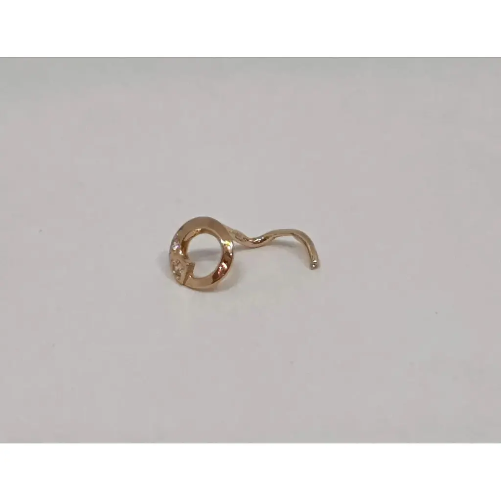 Золота сережка-пірсинг Dear в ніс Dear. 1049.1 - фото 3