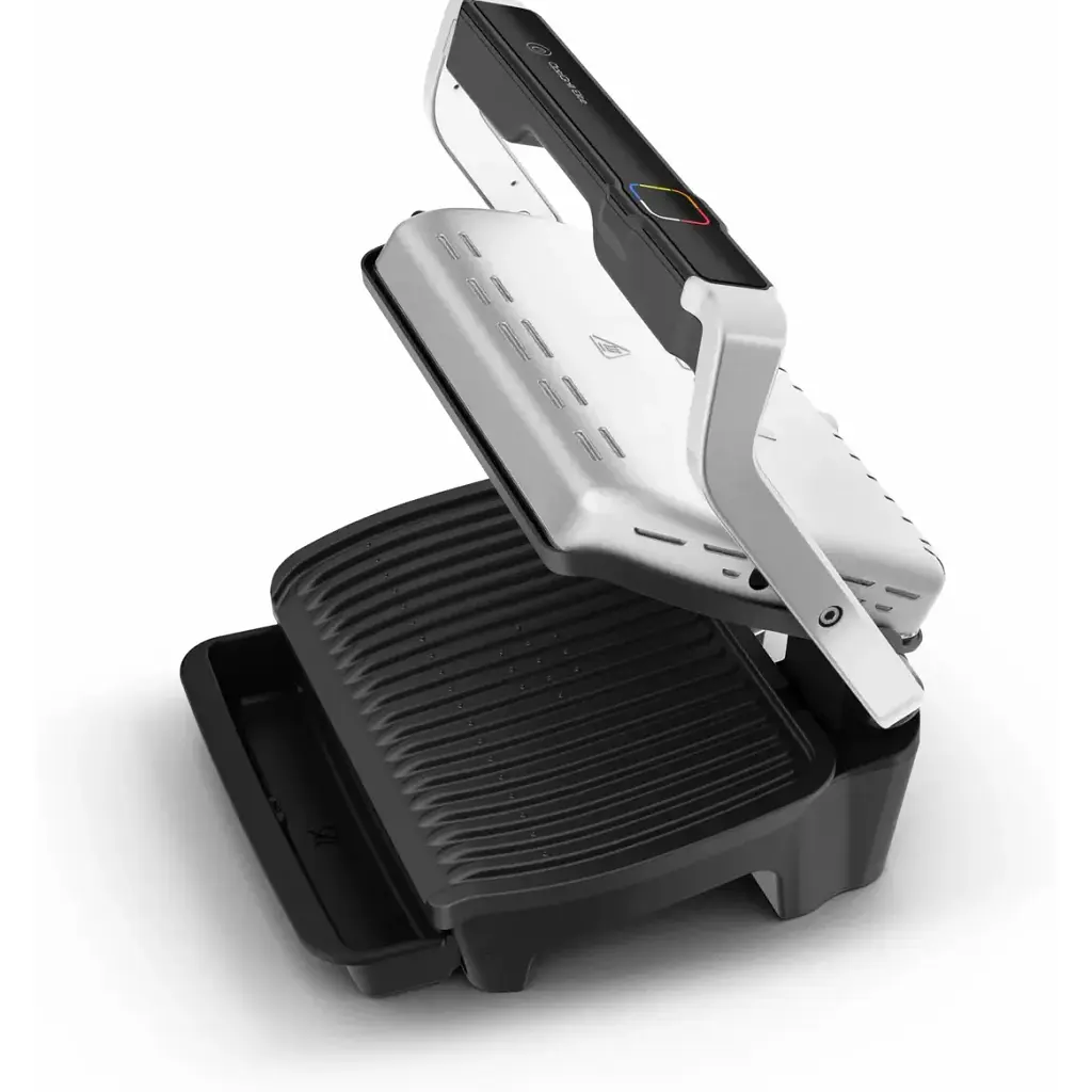 Гриль Tefal прижимной OptiGrill Elite 2000 Вт температурных режимов 15 съемные пластины металл (GC750D30) - фото 5