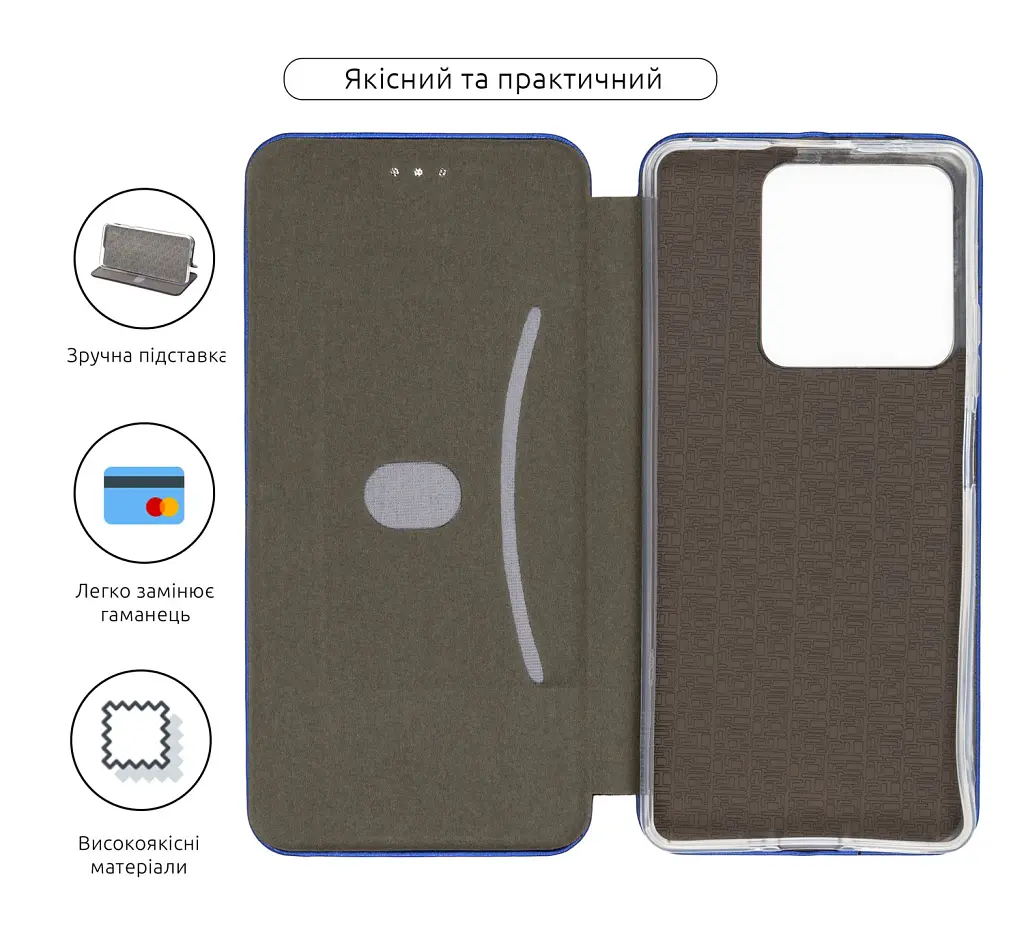 Чохол-книжка ArmorStandart G-Case для Xiaomi Redmi Note 13 5G Blue - фото 3