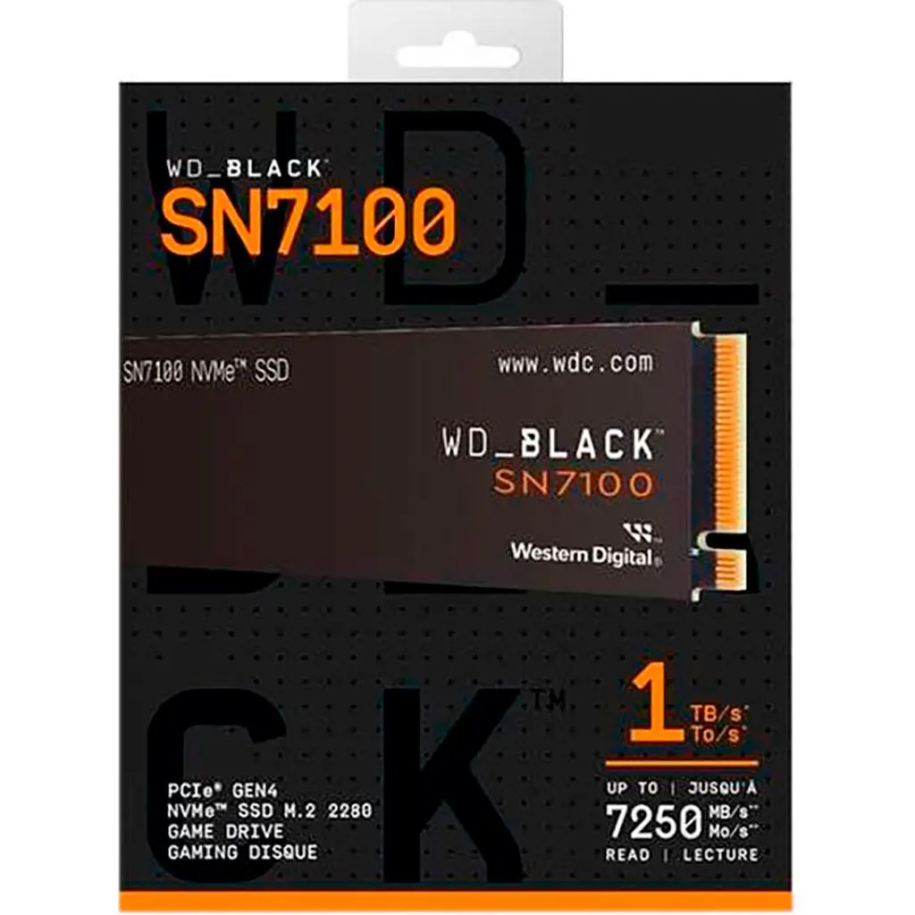 SSD накопичувач WD Black SN7100 1TB (WDS100T4X0E-00CJA0) [130559] - фото 3