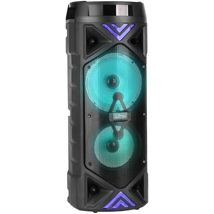 Акустична система 1.0 Media-Tech 50W Bluetooth/FM/AUX/SD/USB/КАРАОКЕ/LED чорна - фото 3