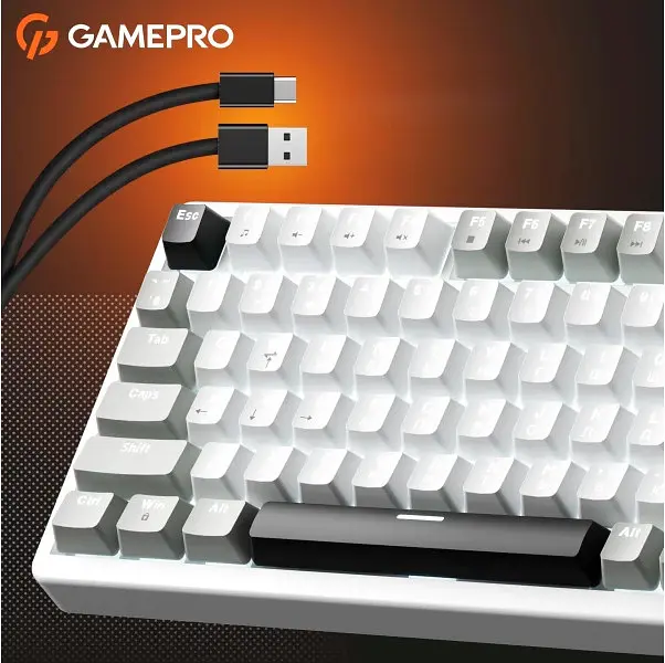 Клавіатура USB GamePro Genesis Silverlight MK126 UA Grey (MK126) UA - фото 6