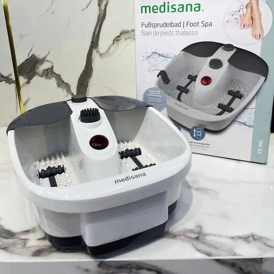 Гідромасажна ванна для ніг Medisana FS-90L silver/white - фото 7