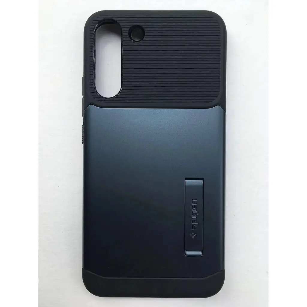 Оригинальный чехол с подставкой Spigen Slim Armor для Samsung Galaxy S22 Slate ACS04014 SM-S906 - фото 2