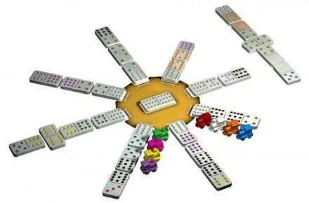Настільна гра Tactic Мексиканський Поїзд (у метал. коробці) (Mexican Train) (54005) - фото 3