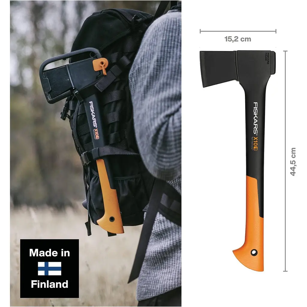 Універсальна сокира Fiskars S X10 (1015619) - фото 3