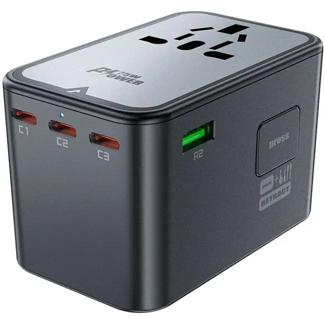 Зарядное устройство Acefast 5xUSB 75W (3xUSB-C + 2xUSB-A) Gan Z1 Fast Charger (6974316282495) - фото 9
