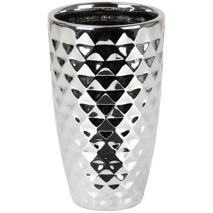 Ваза для цветов Scheurich Mirror Silver 25 см зеркальная - фото 2