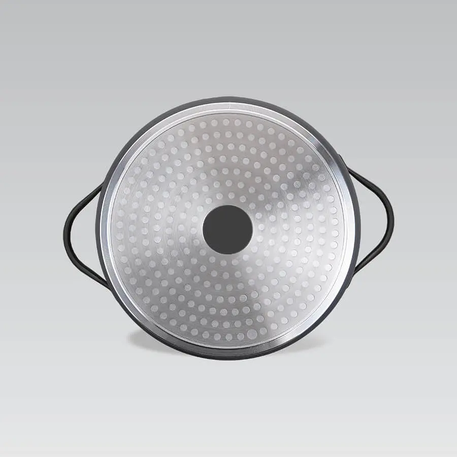 Каструля з кришкою Maestro MR-4027-28 28 см 6.8 л чорна - фото 4