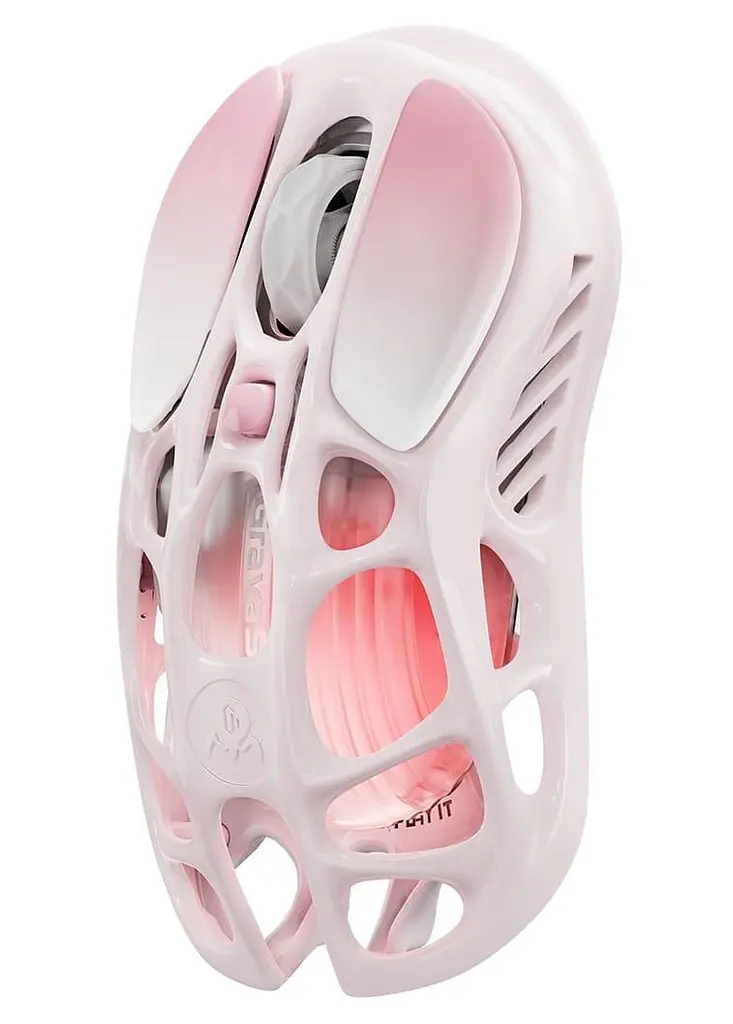 Миша GravaStar Mercury M1 Pro Magnesium Alloy Body BT/WL/USB-A RGB Sakura Pink (GRAVASTARM1PRO_PNK) - фото 2