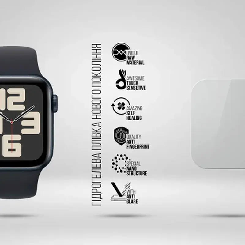 Плівка захисна Armorstandart Matte hydrogel Apple Watch SE 2024 / SE 2023 / 6 40mm 6 pcs (ARM91993) - фото 2