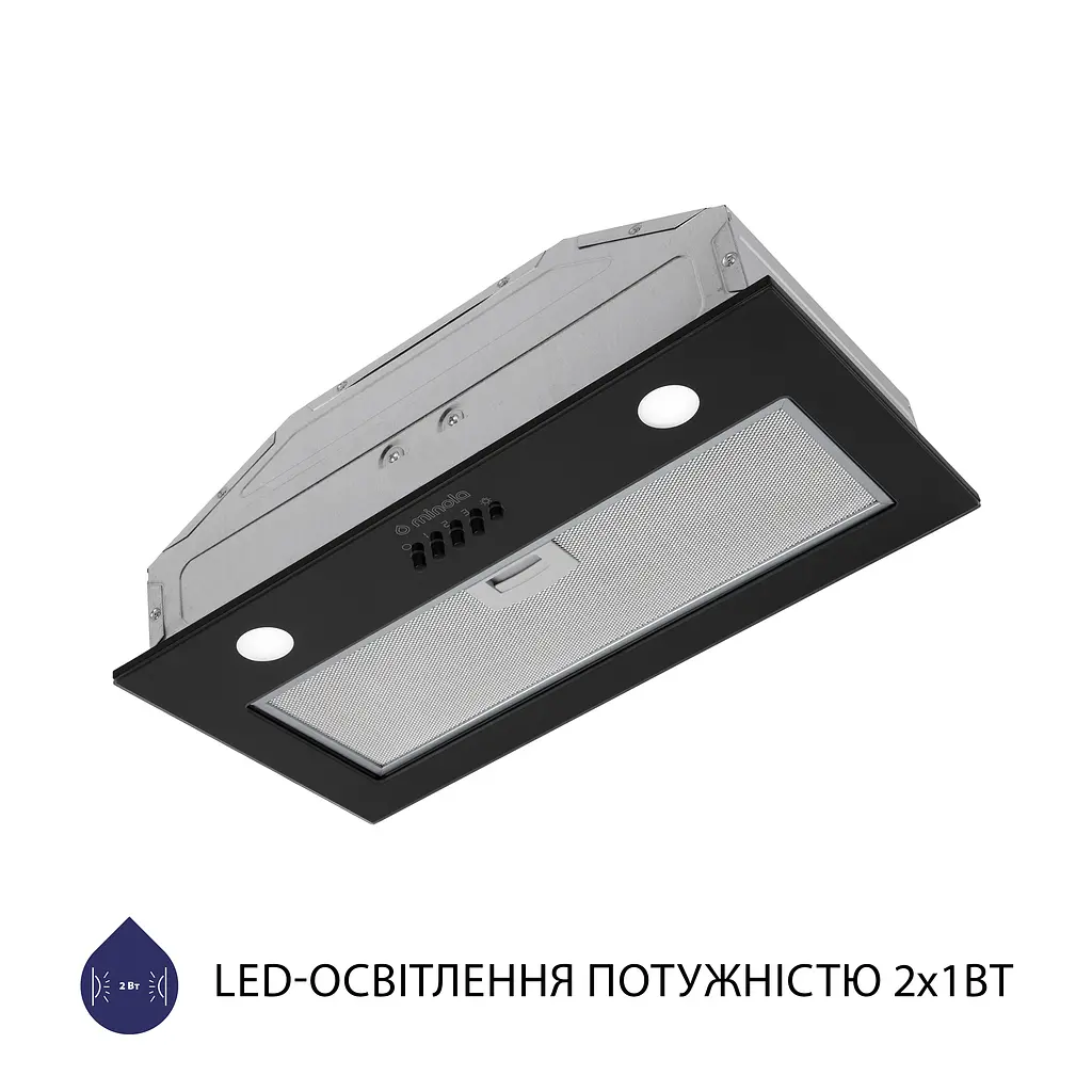 Витяжка повновбудована MINOLA HBI 52621 BL GLASS 700 LED - фото 5