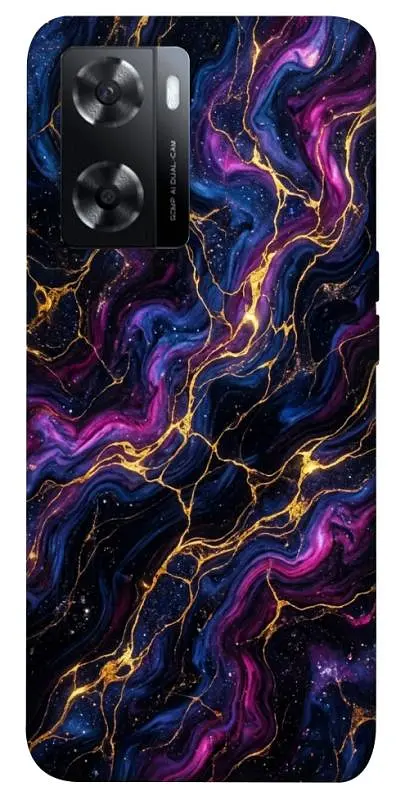TPU чохол Demsky Purple space marble для Oppo A57s