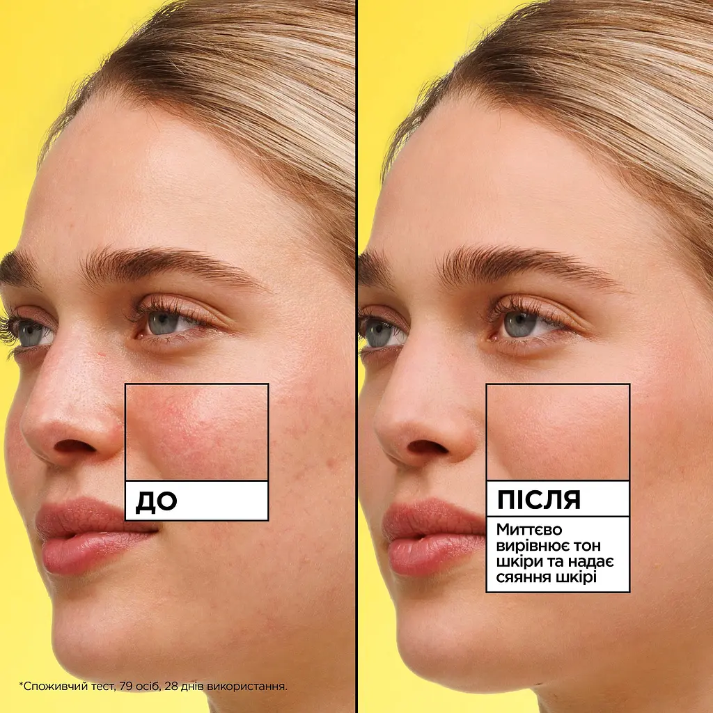 Тональний флюїд Garnier Vitamin C Wonder Tint SPF50 Light з вітаміном С для обличчя з фактором захисту SPF50, відтінок світлий 40 мл - фото 10