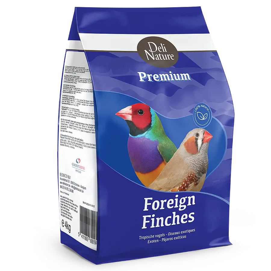 Корм для тропічних птахів, в`юрків Deli Nature Premium Foreign Finches Делі Натюр повнораціонний 1 кг