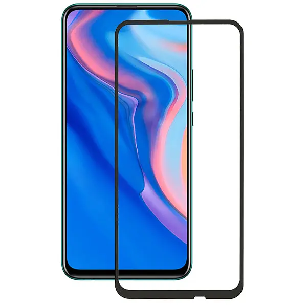 Защитное стекло (full glue) Huawei P40 Lite E Full Cover черное - фото 2