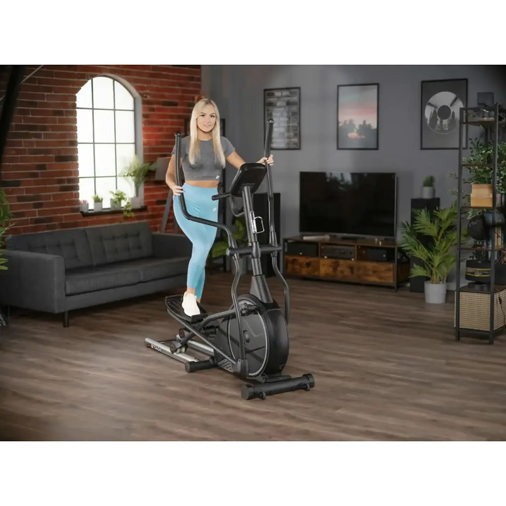 Орбитрек Hop-Sport HS-160CF Stage электромагнитный серый - фото 2