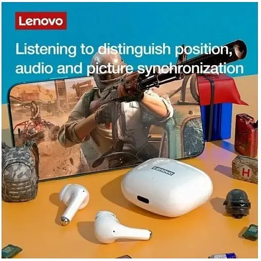 Бездротові навушники Lenovo Thinkplus Live LP40 Pro білі - фото 8